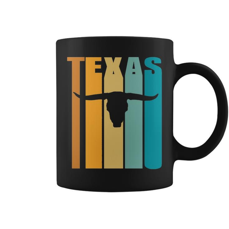 Retro 70S Vintage Texas Longhorn Coffee Mug