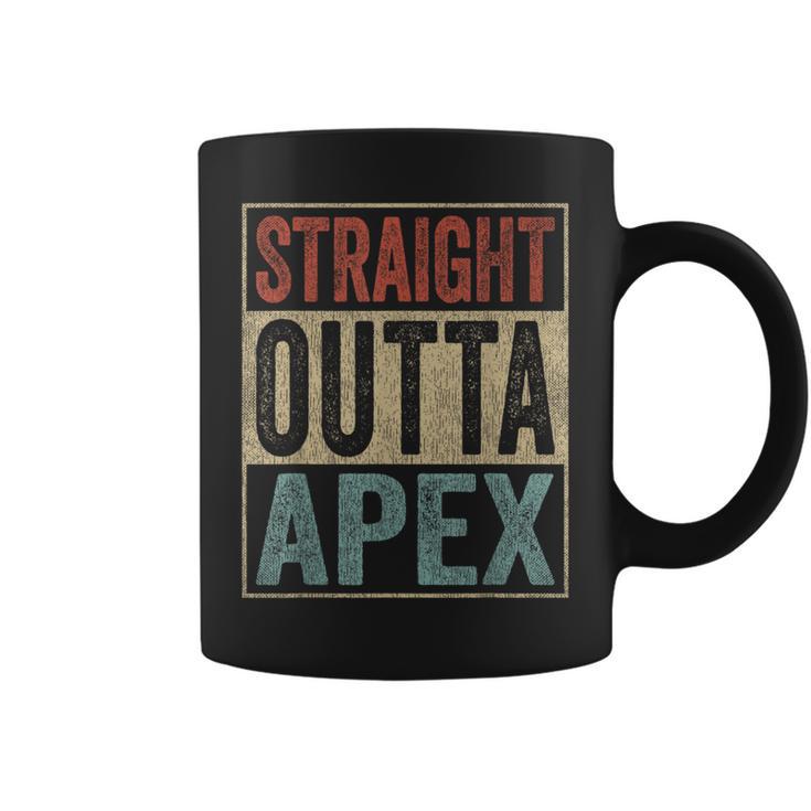 Retro Apex Clothing Straight Outta Apex Coffee Mug