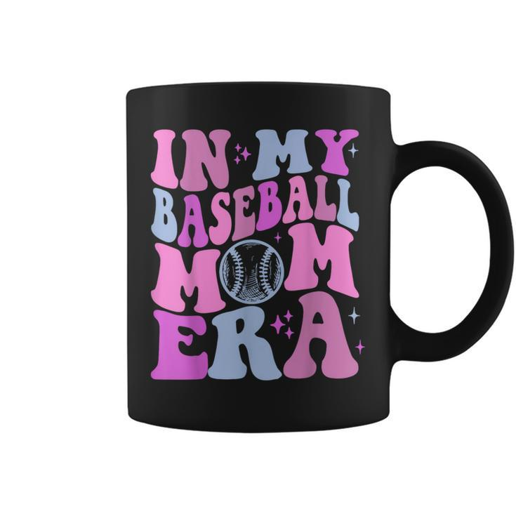 Retro In My Baseball Mom Era Game Day Baseball Lover Coffee Mug