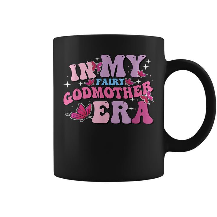 Retro Butterfly In My Fairy Godmother Era Best Godmother Coffee Mug