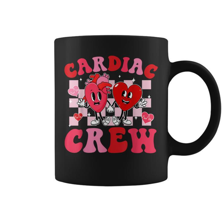Retro Cardiac Crew Nurse Valentine's Day Cardiology Nursing Coffee Mug