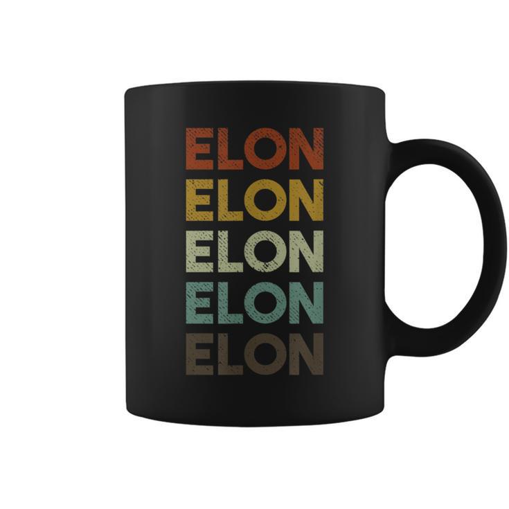 Retro Elon North Carolina Coffee Mug