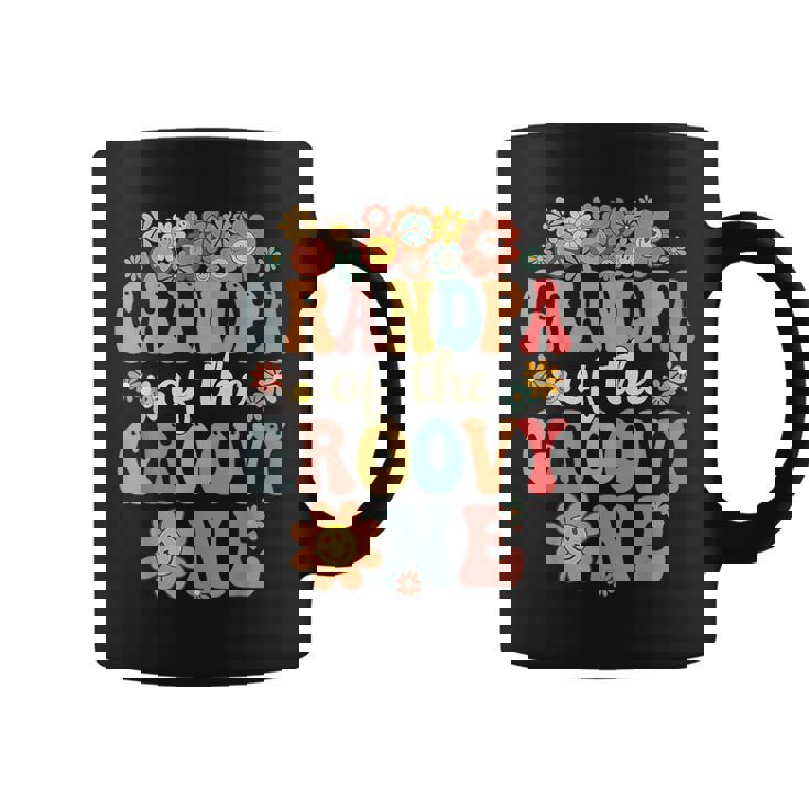 Retro Grandpa Of Groovy One Matching Family 1St Birthday Coffee Mug