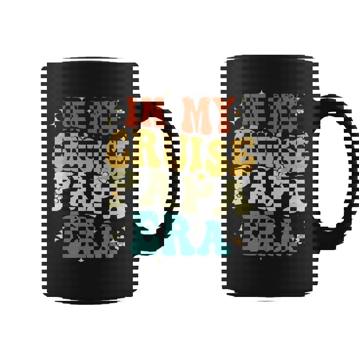 Retro Groovy In My Cruise Papa Era Cruise Father's Day Coffee Mug