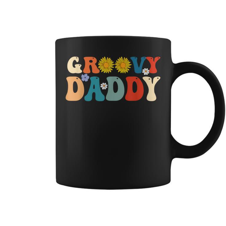 Retro Groovy Daddy For Dad Fathers Day Son Coffee Mug