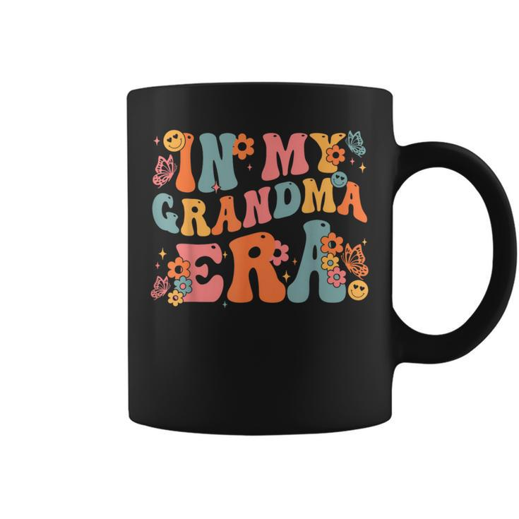 Retro Groovy In My Grandma Era Baby Announcement Coffee Mug