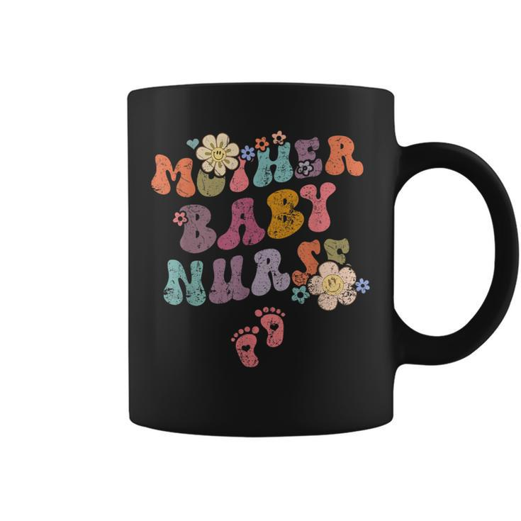 Retro Groovy Mother Baby Nurse Womens Coffee Mug