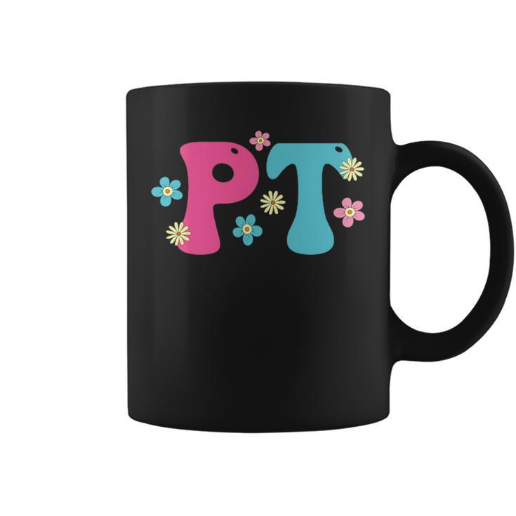 Retro Groovy Physical Therapy Physical Therapist Coffee Mug