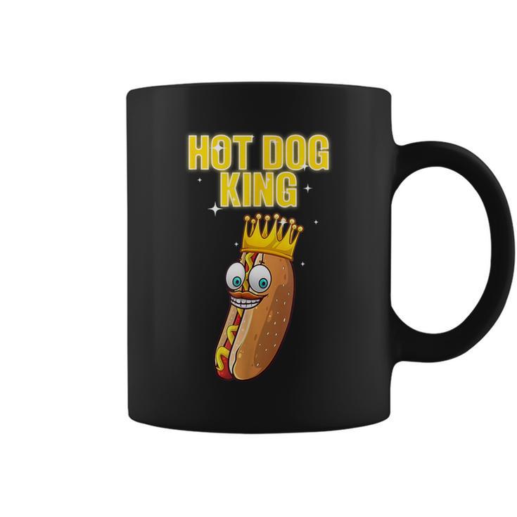 Retro Hot Dog King Hotdog Sausage Wiener Griller Coffee Mug