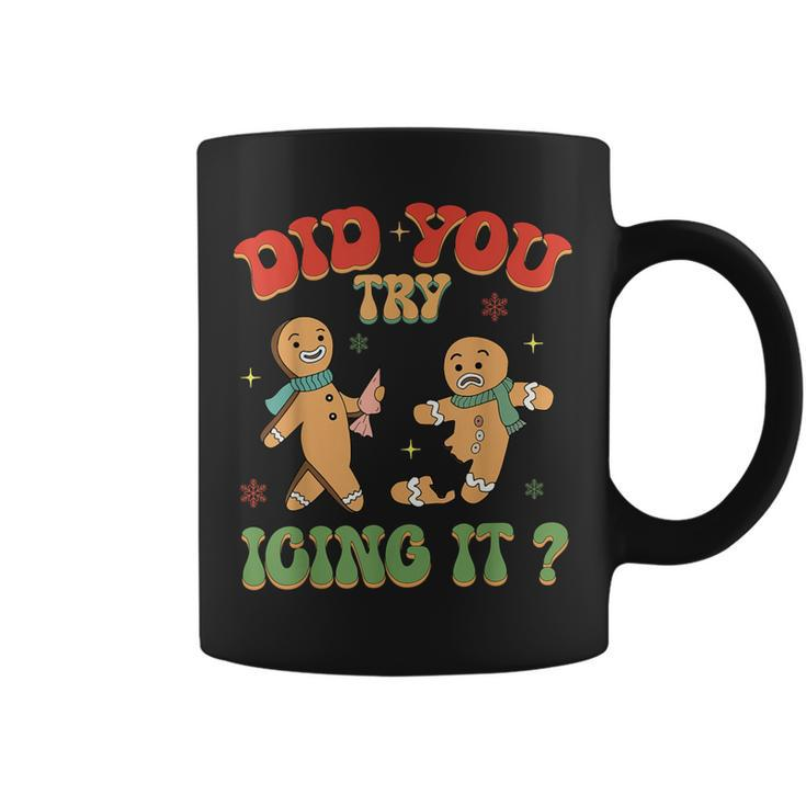 Retro Icu Nurse Did You Try Icing It Gingerbread Coffee Mug