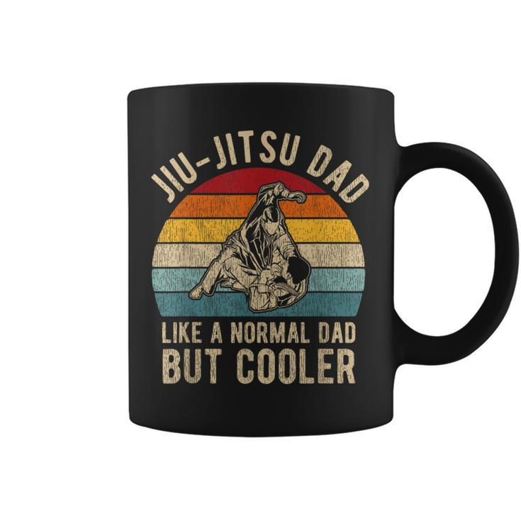 Retro Jiu-Jitsu Dad Bjj Father Vintage Coffee Mug