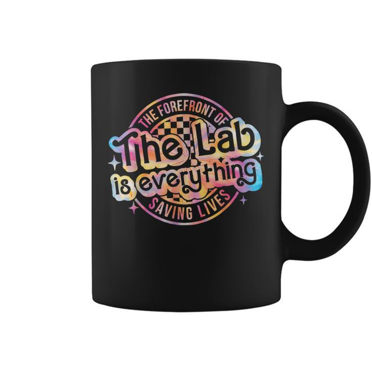 Retro The Lab Is Everything Lab Week 2024 Tie Dye Coffee Mug