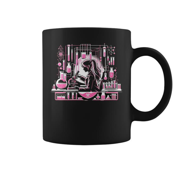 Retro Lab Week 2024 Phlebotomy Pink Girl Lab Week 2024 Coffee Mug