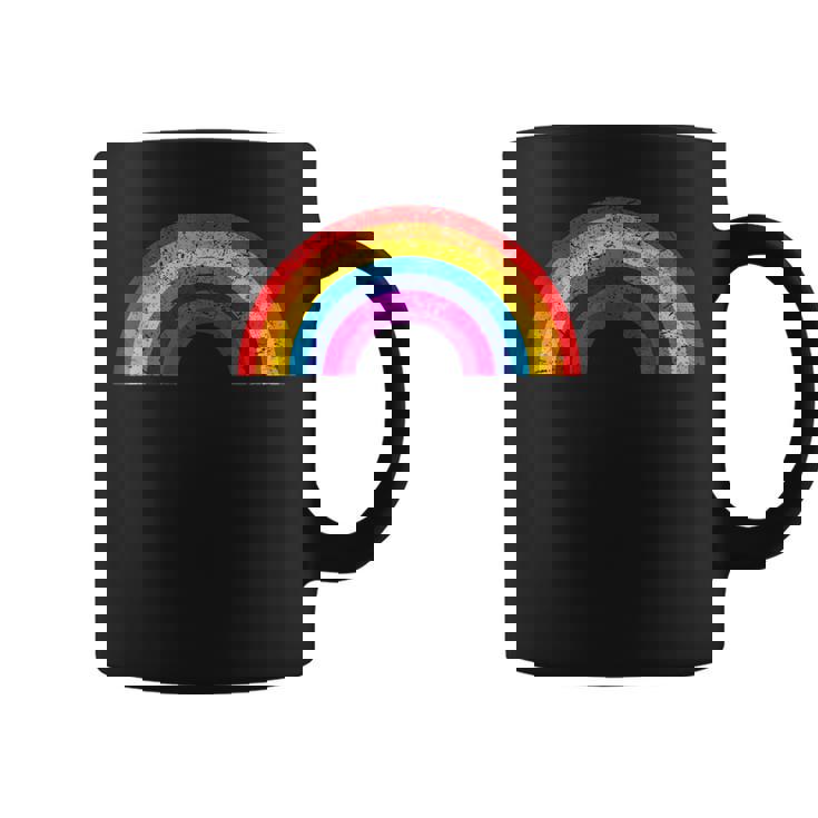 Rétro Lgbtq Arc-En-Ciel Hommes S Tasse