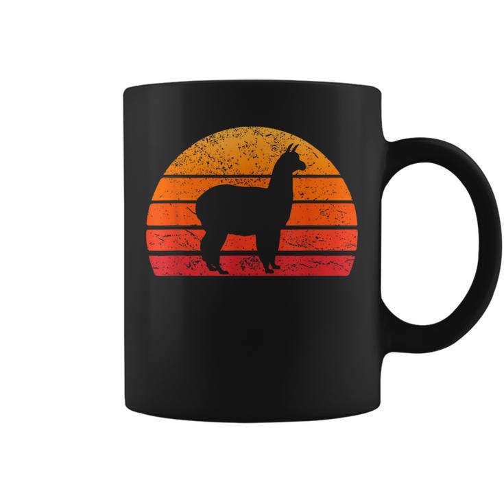 Retro Llama Alpaca Lover Vintage Llama Coffee Mug