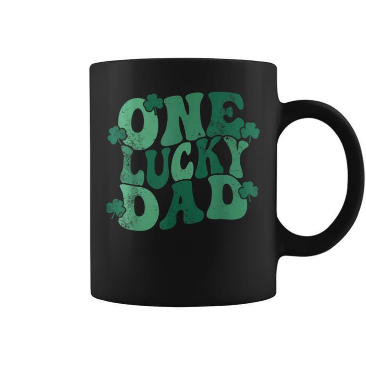 Retro One Lucky Dad St Patrick's Day Dad One Lucky Daddy Coffee Mug
