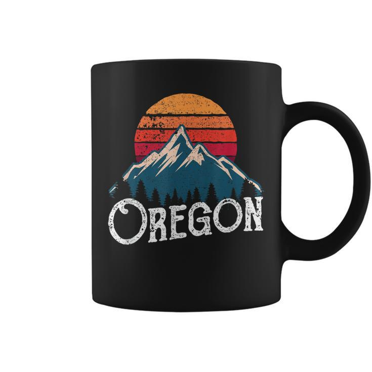 Retro Oregon Or Mountains Outdoor Wildness Coffee Mug