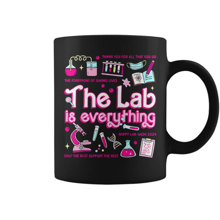 Retro Pink The Lab Is Everything Happy Lab Week 2024 Coffee Mug