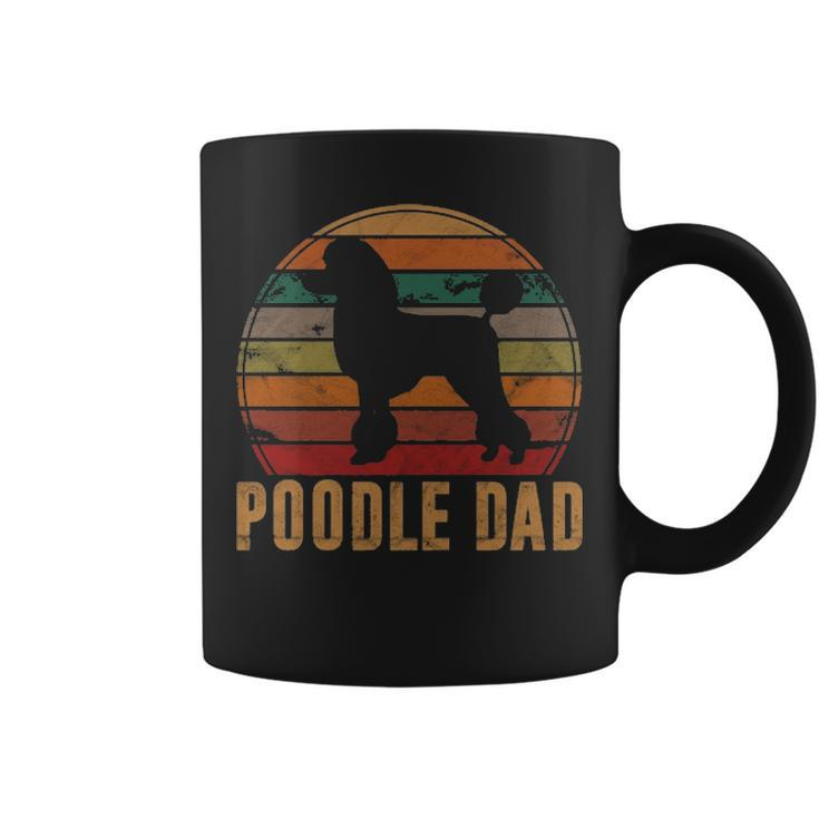 Retro Poodle Dad Dog Owner Pet Poodle Father Coffee Mug