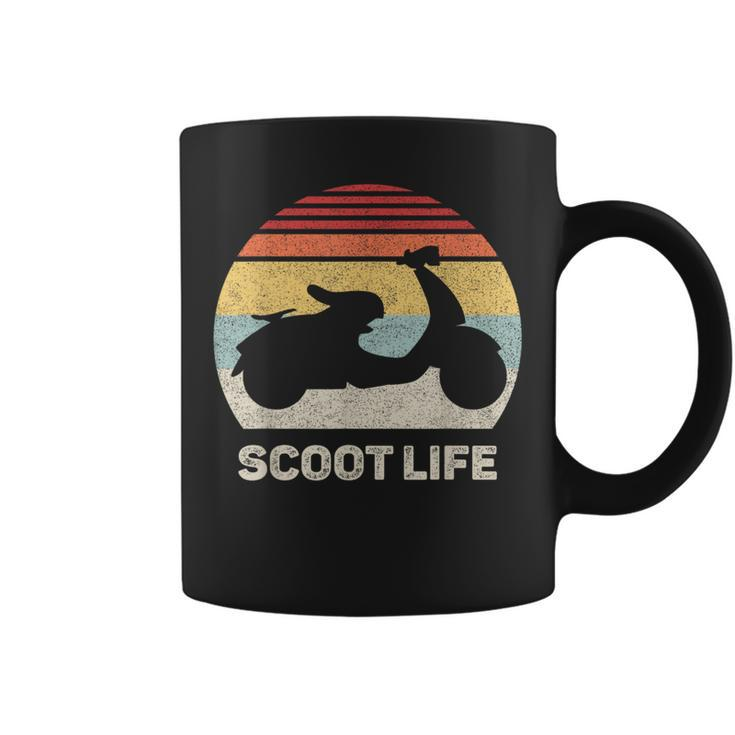 Retro Scoot Life Scooter Vintage Moped Coffee Mug