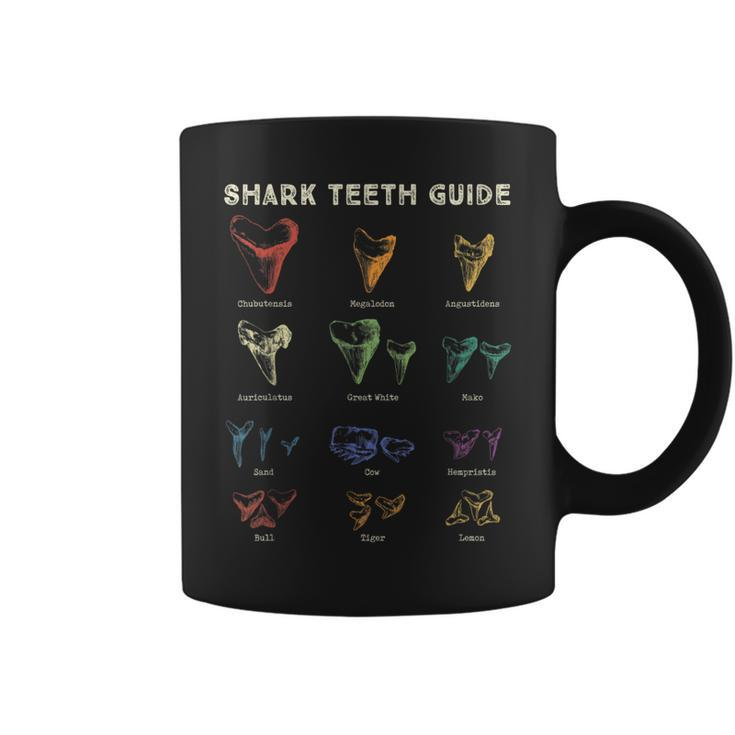 Retro Shark Th Guide Fossil Tooth Collector Coffee Mug