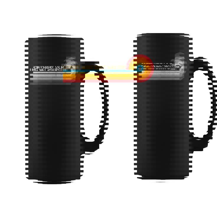 Retro Stripes Saying I Forget What Eight Was For Coffee Mug