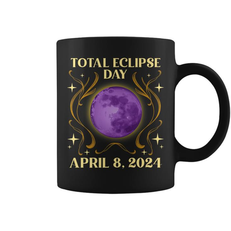 Retro Total Solar Eclipse Day April 8 2024 Sun Eclipse Coffee Mug