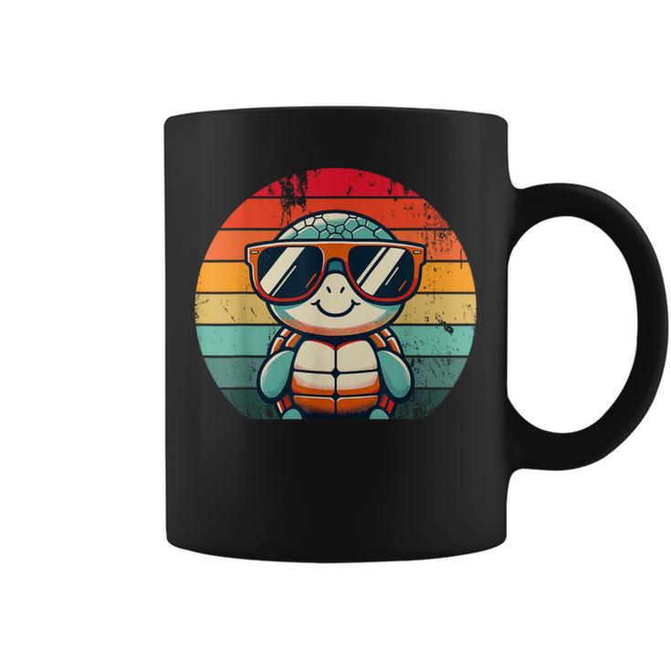 Retro Turtle In Sunglasses Bbq Pool Party Turtle Coffee Mug