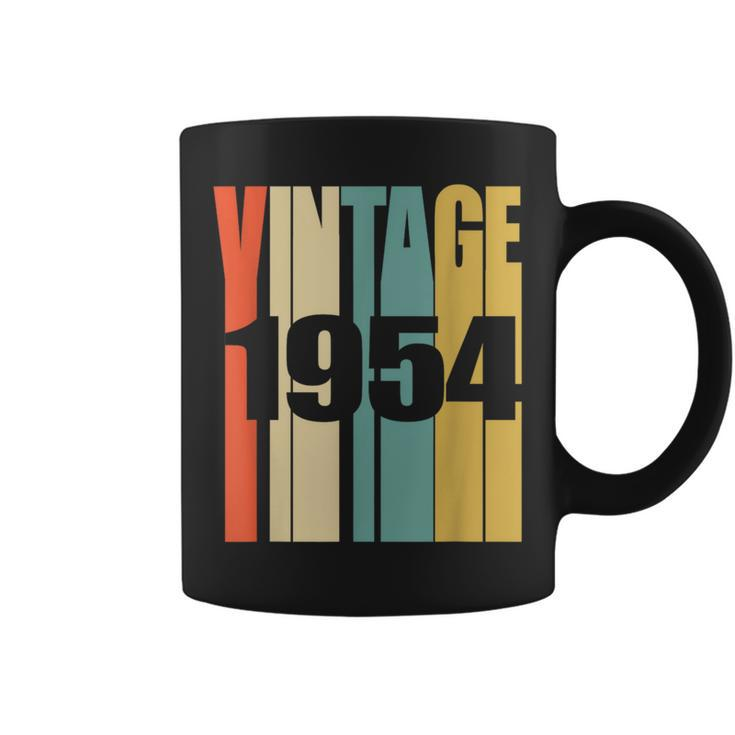 Retro Vintage 1954 70 Yrs Old Bday 70Th Birthday Coffee Mug