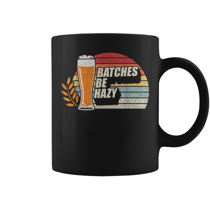 Retro Vintage Craft Beer Batches Be Hazy Home Brewing Coffee Mug