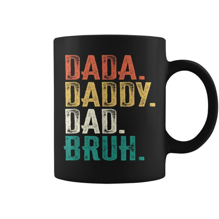 Retro Vintage Dada Daddy Dad Bruh Fathers Day 2023 Coffee Mug