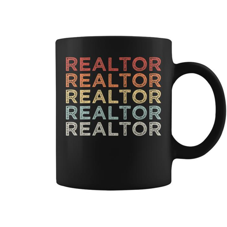 Retro Vintage Realtor Real Estate Agent Idea Coffee Mug