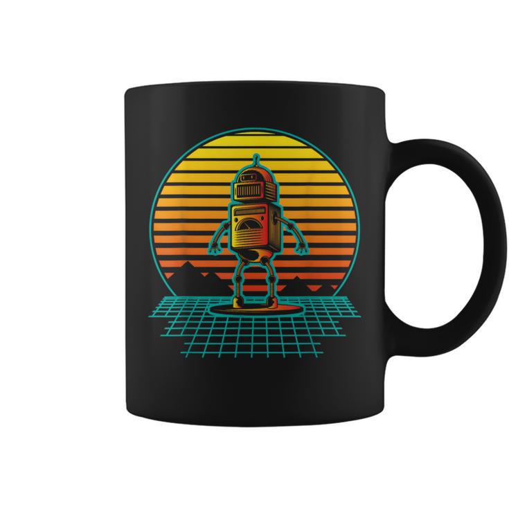 Retro Vintage Robot Robots Robotics Engineer Engineering Coffee Mug