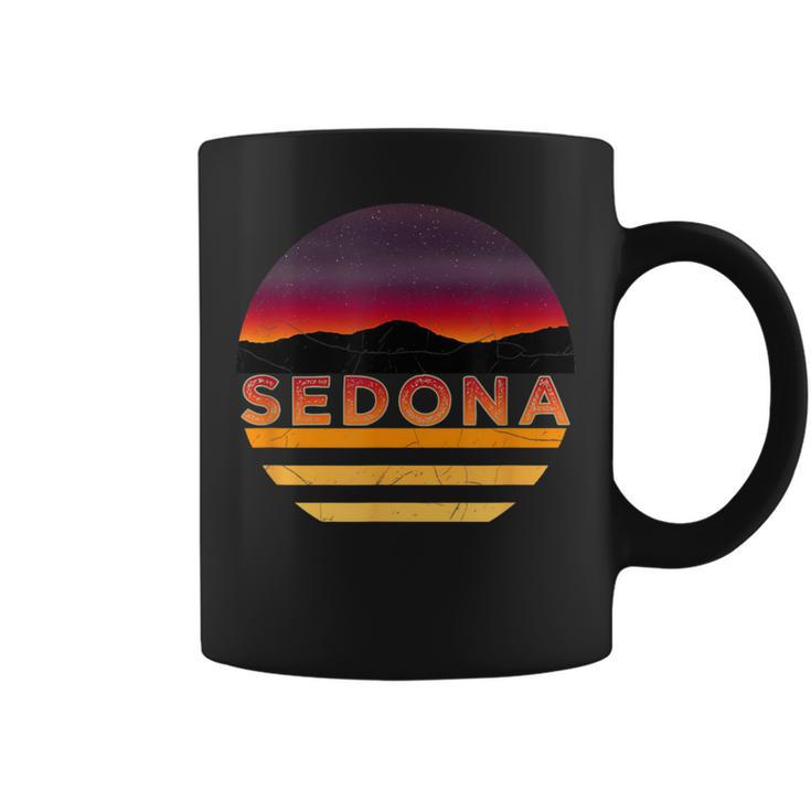 Retro Vintage Sedona Arizona Az Sunset Coffee Mug