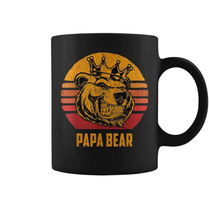 Retrointage Papa Bär Denatertag Geschenk Tassen