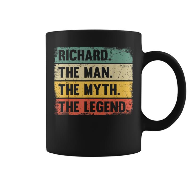Richard The Man The Myth The Legend Retro For Richard Coffee Mug