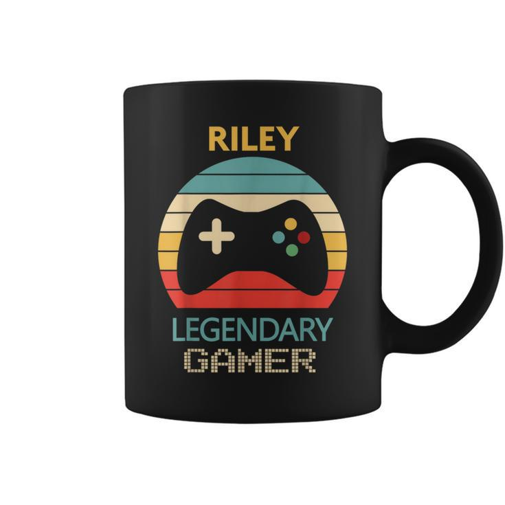 Riley Name Personalised Legendary Gamer Coffee Mug