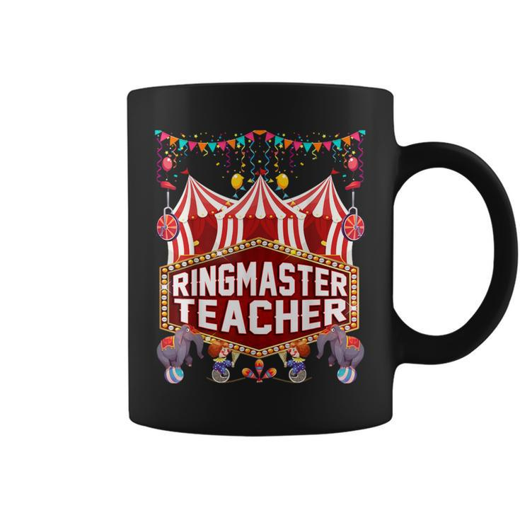 Ringmaster Teacher Circus Carnival Birthday Party Coffee Mug