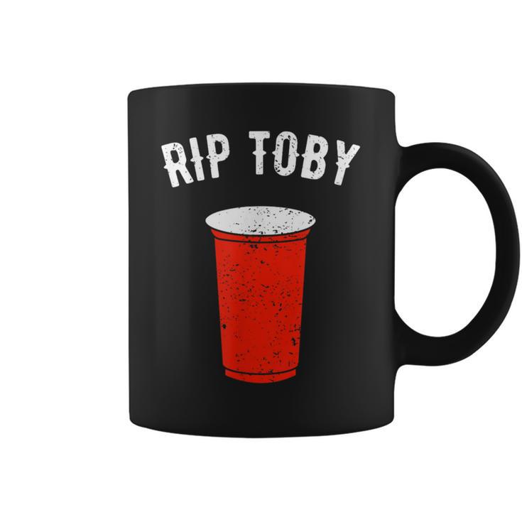 Rip Rest In Peace Toby Red Cup Coffee Mug