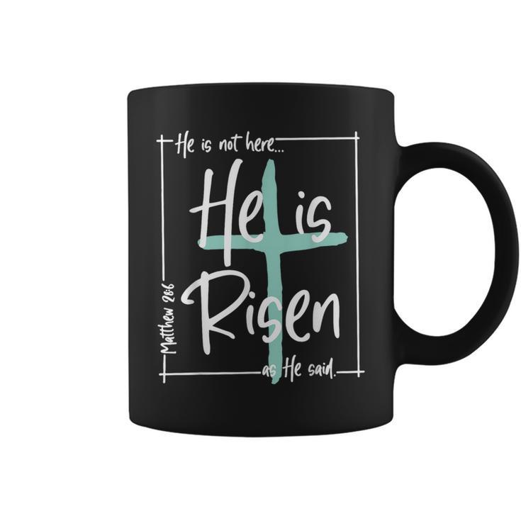 He Is Risen Easter Christian Coffee Mug
