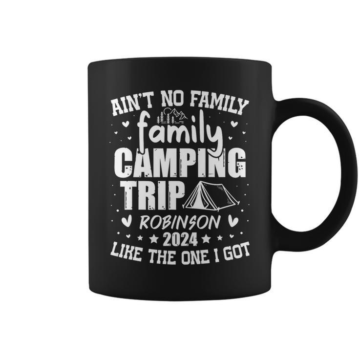 Robinson Family Name Reunion Camping Trip 2024 Matching Coffee Mug