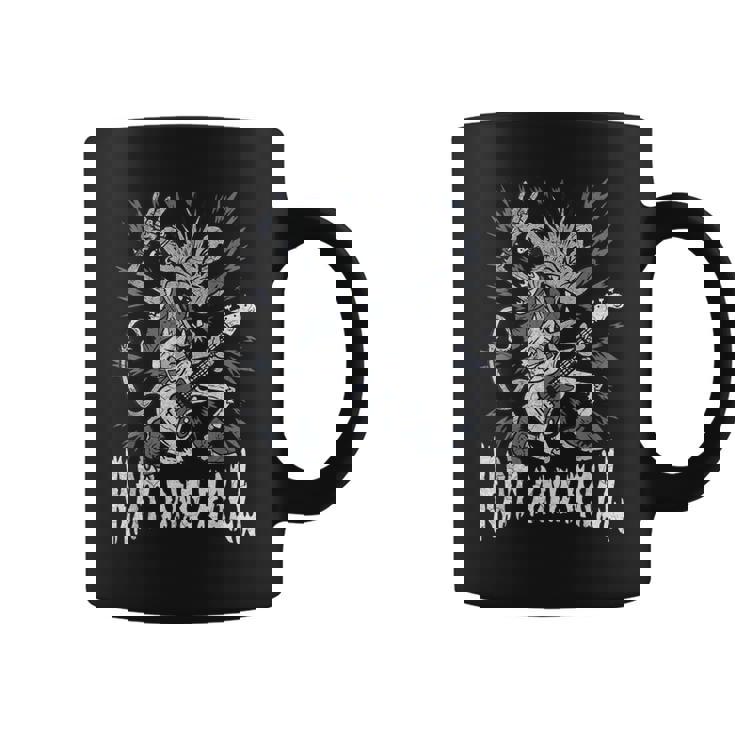 Rock And Roll Rat And Roll Rata De La Música Rockintage Taza de café