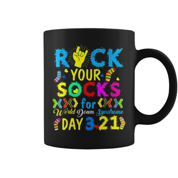 Rock Your Socks Down Syndrome Day Awareness For Boys Coffee Mug