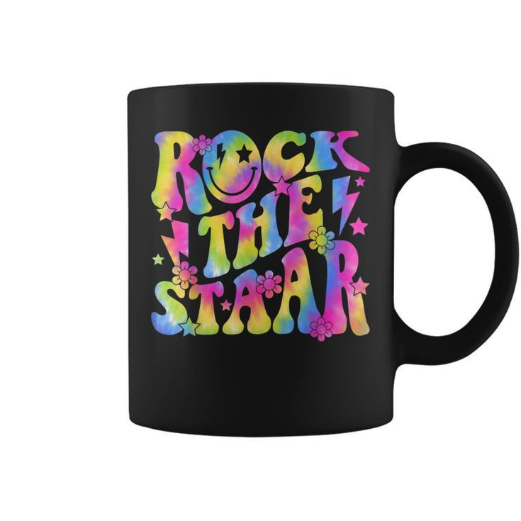 Rock The Staar Rock The Test Test Day Teachers Motivational Coffee Mug