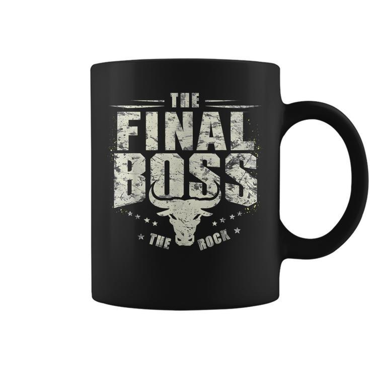 Rock Vintage Music Boss Final White Fun Music Lover Coffee Mug