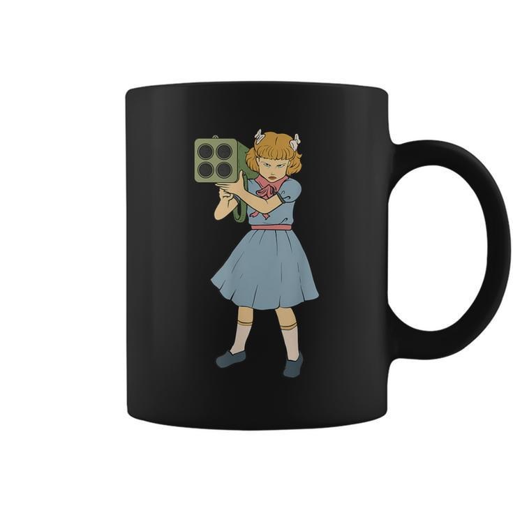 Rocket Launcher Girl Clementine Punk Goth Horror Fan Coffee Mug
