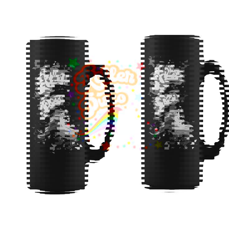 Roller Disco Cool Retro 70S Y 80S De Fiesta Taza de café