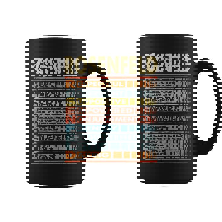 Rosenfeld Family Name Rosenfeld Last Name Team Coffee Mug