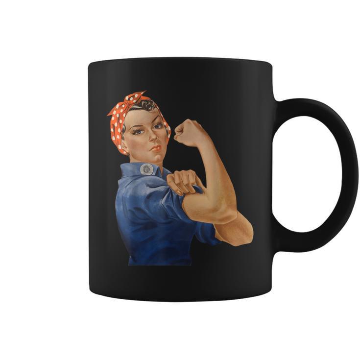 Rosie The Riveter We Can Do It Feminist Retro T Coffee Mug