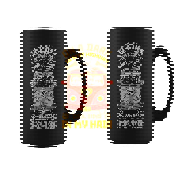 Rottweiler Artwork Painting Desert Highway Coffee Mug